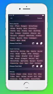 hashtag for social media iphone screenshot 3