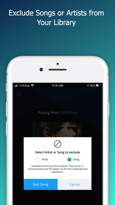 Jukeboxy Venue Player Screenshot