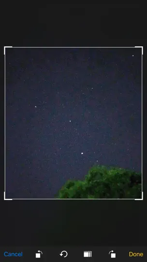 Capture d'écran de SlowlyCam sur iPhone 9