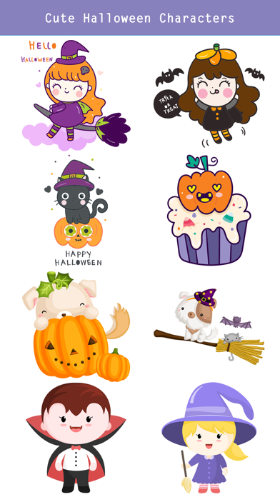 260+ Cute Hand Drawn Halloween Screenshot