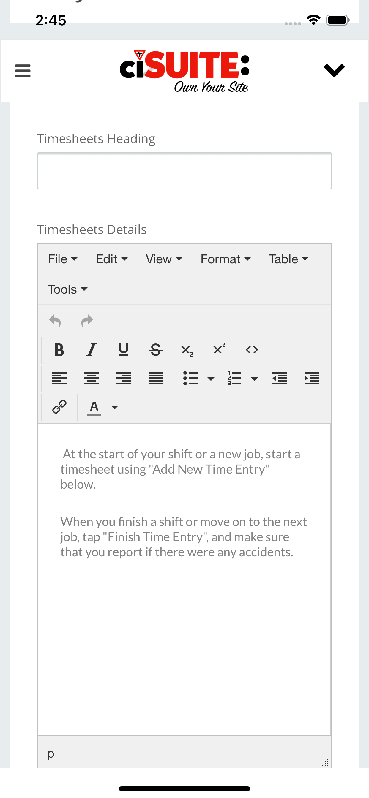ciSUITE: Administrator screenshot 5