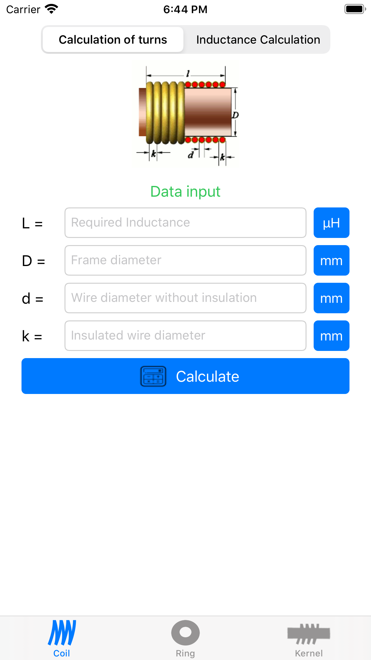 Inductance Calculation