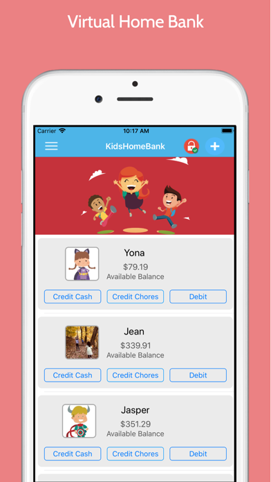 Screenshot #1 pour KidsHomeBank