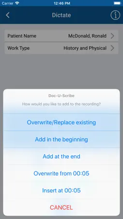 Doc-U-Scribe screenshot 5