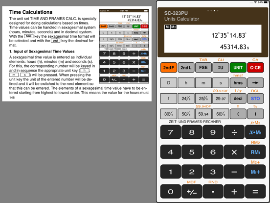 Calculator SC-323PU iPad app afbeelding 6