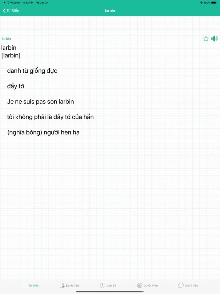 FVEDict - Từ Điển Pháp Việt