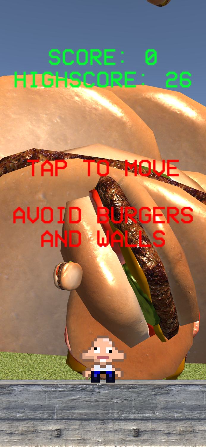 Dummy Dodge 3D - Burger Dodge