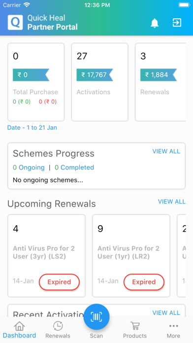 Quick Heal Partner Portal screenshot 2