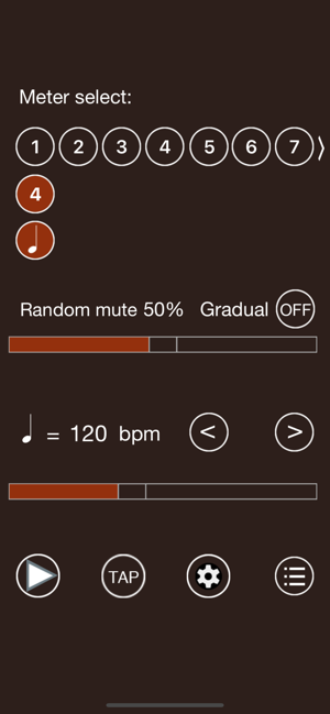 ‎Time Guru Metronome Screenshot