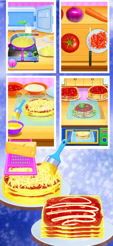 Cooking Foods In The Kitchen