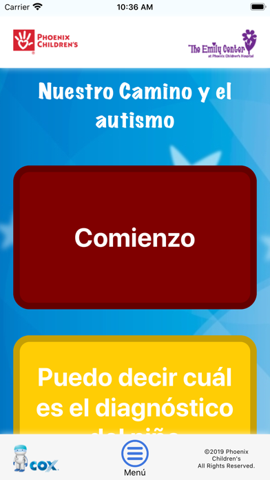 Screenshot #1 pour Nuestro Camino y el autismo