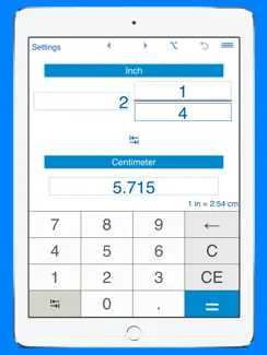 Inches to / from cm converter iPad image 1
