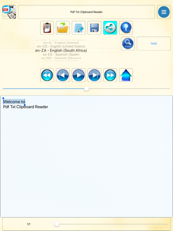 Screenshot #4 pour Pdf Txt Clipboard Reader