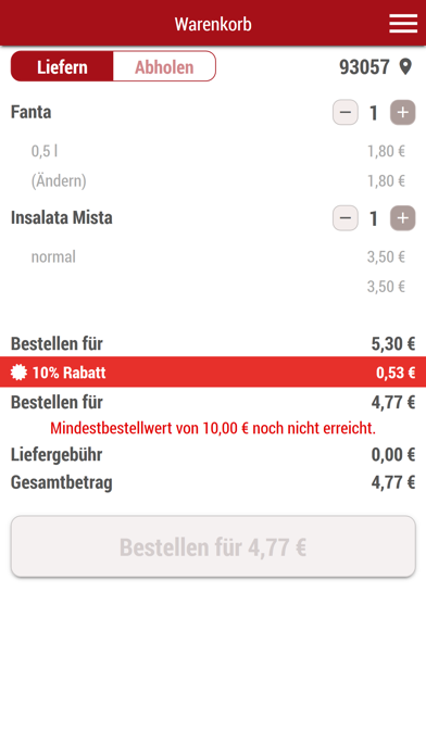 App screenshot