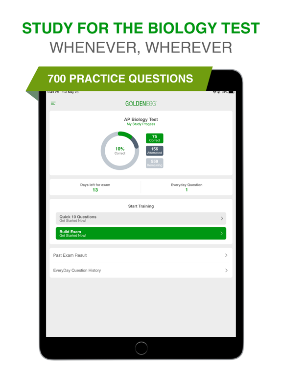 Screenshot #4 pour AP Biology Practice Test Prep
