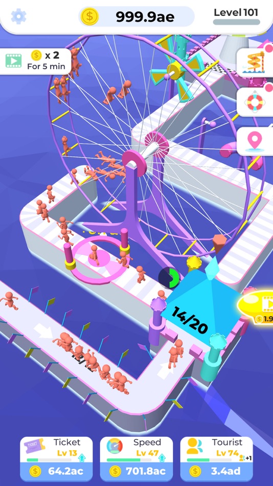 #2. Idle Race (iOS) By: 文辉 江