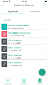 MiSalud OHS screenshot