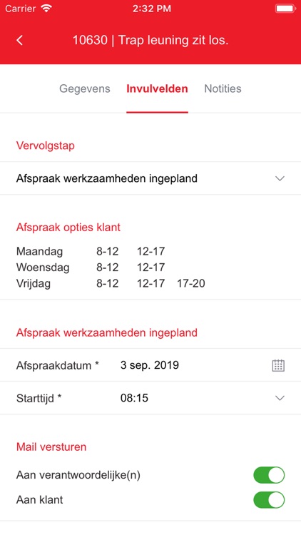 Leveranciers screenshot-3
