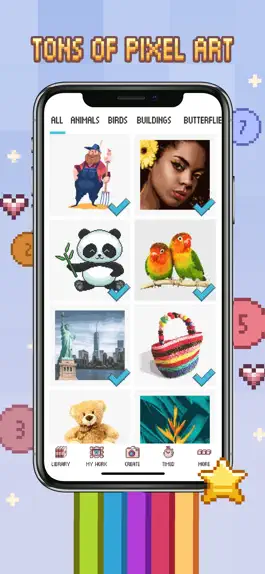 Game screenshot Love Pixel - Color by Number apk