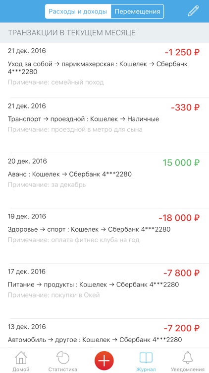 Копитер - учет личных финансов