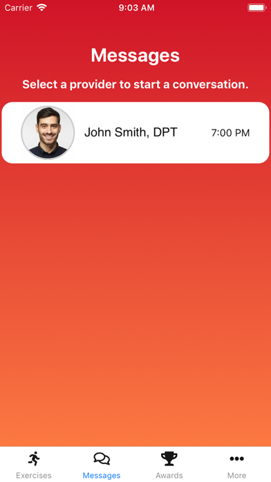 TheraFit Physical Therapy Screenshot