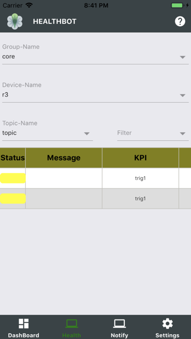 App screenshot