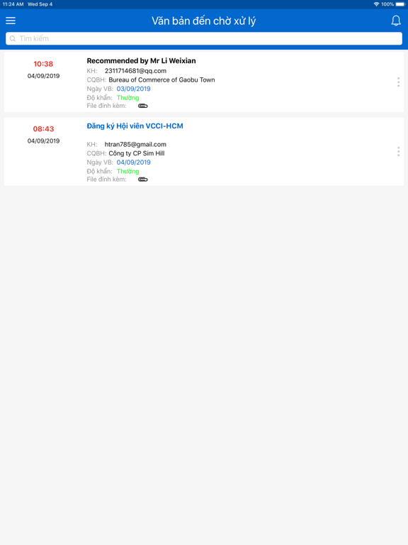 Screenshot #5 pour Vinacomin eOffice