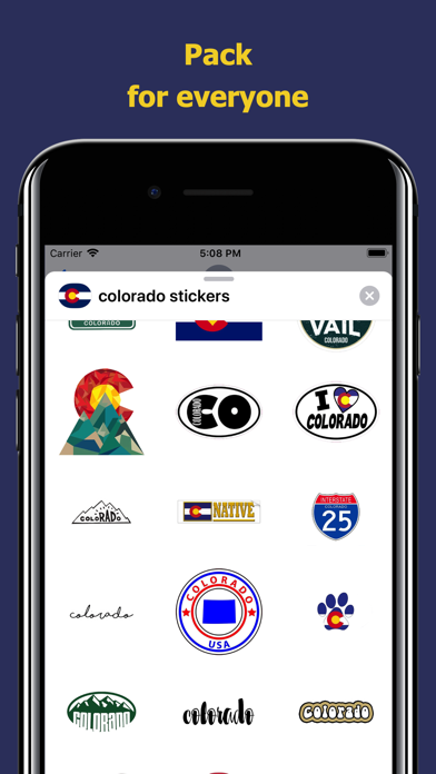 Colorado emoji - USA stickers screenshot 4