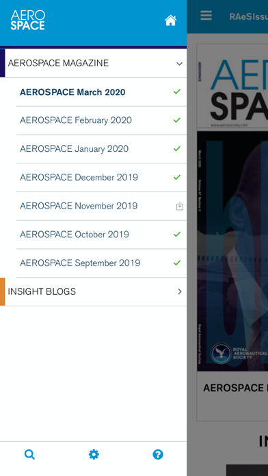 AEROSPACE magazine Screenshot