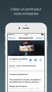 whatsapp business iPhone Captures Décran 1