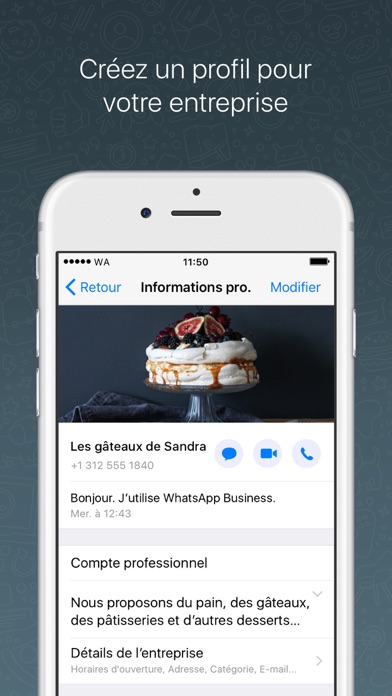 Screenshot #1 pour WhatsApp Business