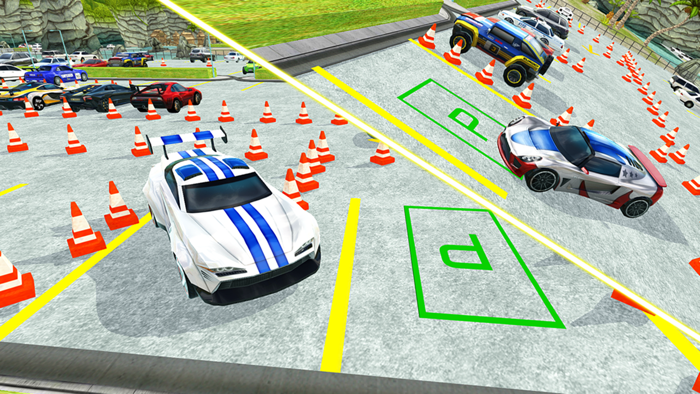 Car Parking Sim Driving School