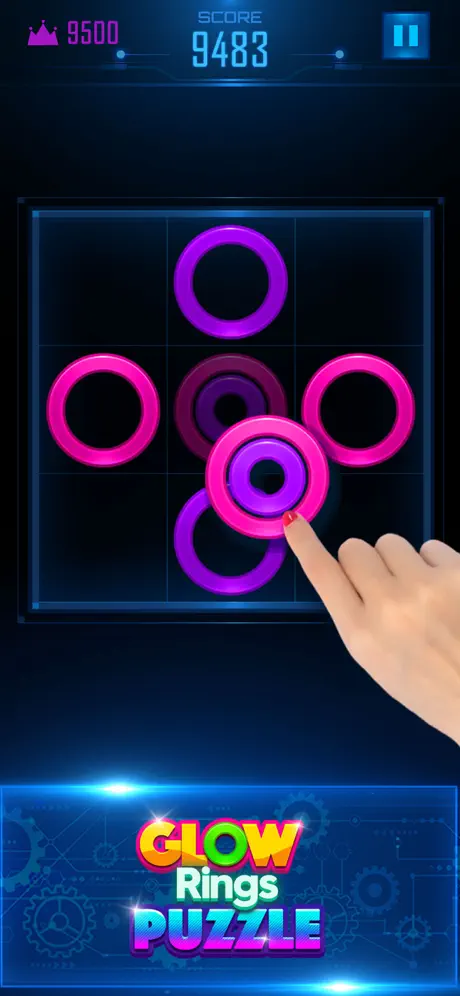 Glow Rings Puzzle