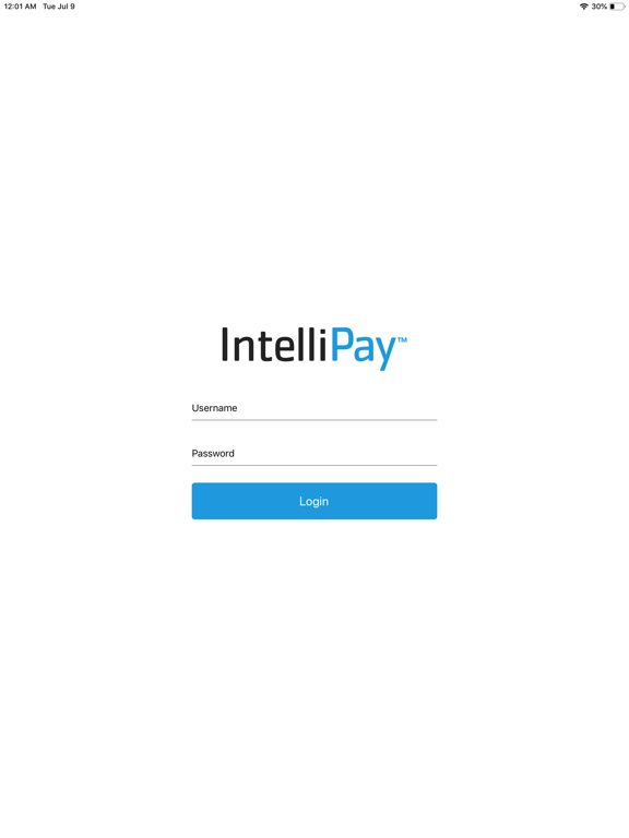 Intellipay Mobile Terminal iPad screenshot 1 - Utilities app
