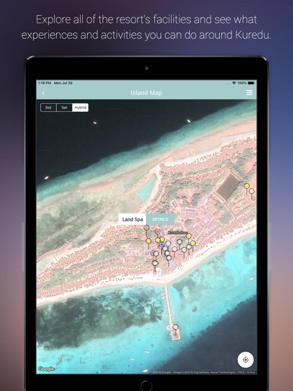 Kuredu Maldives iPad screenshot 4 - Travel app