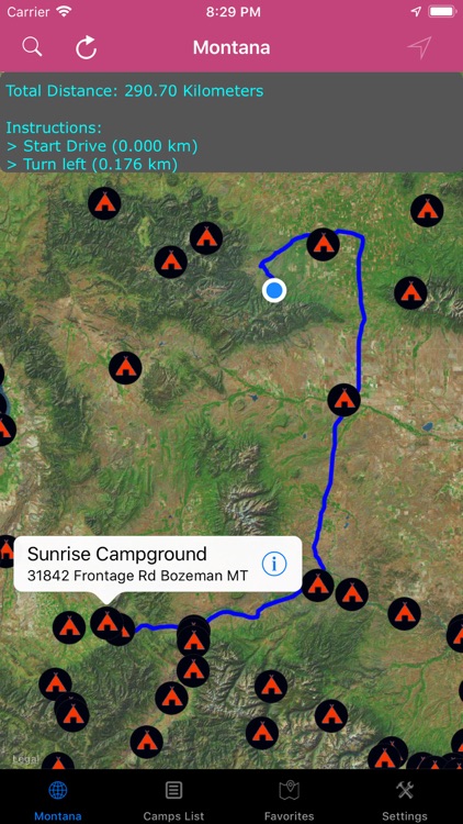 Montana – Campgrounds RV Parks