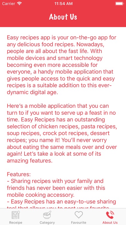 Unique Recipes screenshot-8