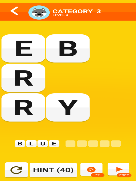 Word Puzzles. iPad screenshot