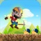 Hero Jumping Adventure is amazing adventure game, help Miners jumped to the ground, notice the animals underground: snails, mouse … You can collect mines to detonate the complaints objectionable material on the road