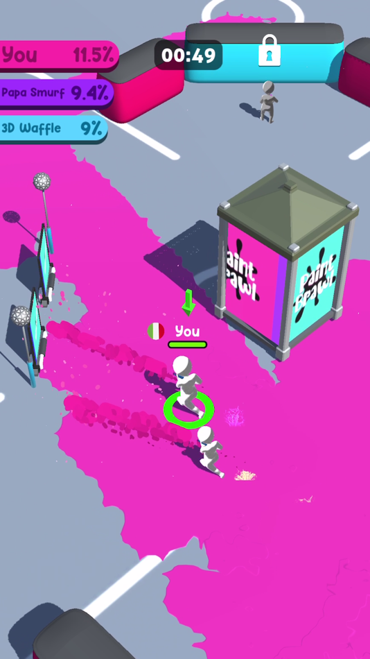 #3. Paint Brawl (iOS) 由: App Ideas