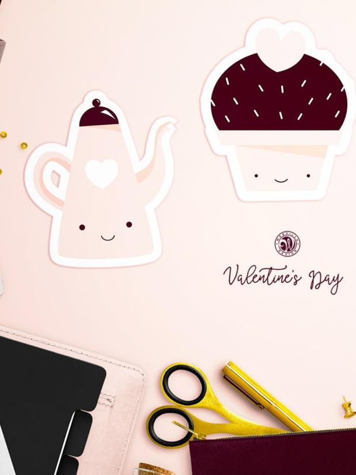 Cute Valentines Day Stickers