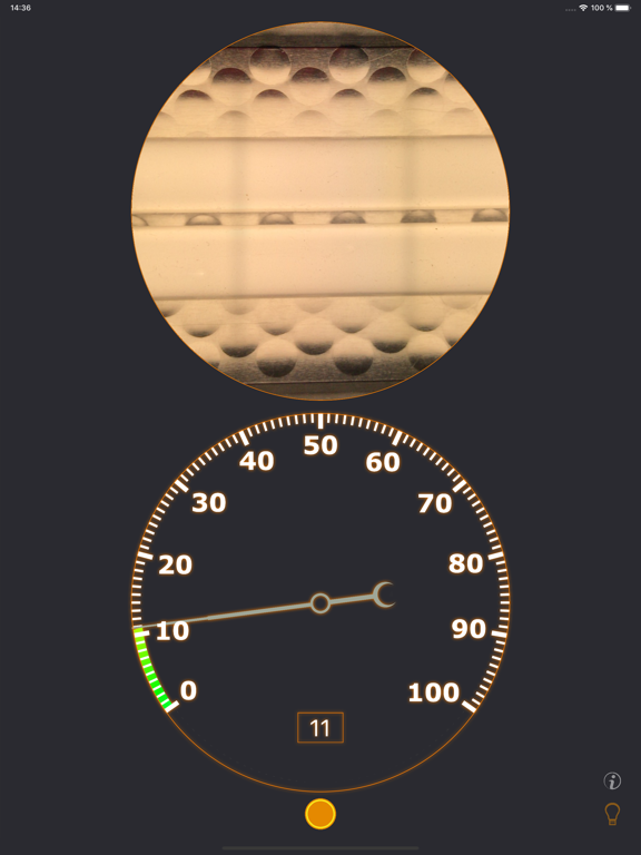 Illuminance Pulsation Meter iPad screenshot 5 - Utilities app