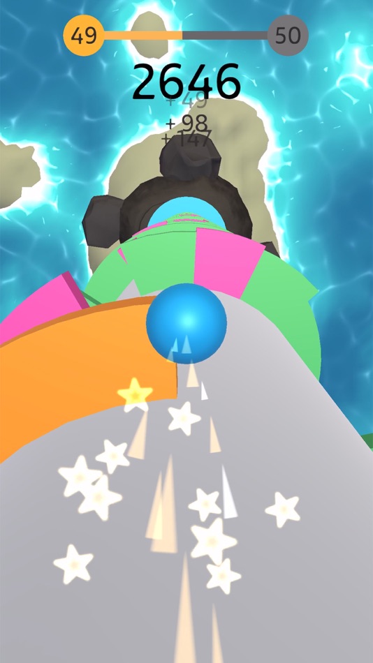 #3. Helix Drop (iOS) By: Wizard Games Inc