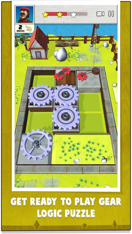 Gears Island : logic puzzle
