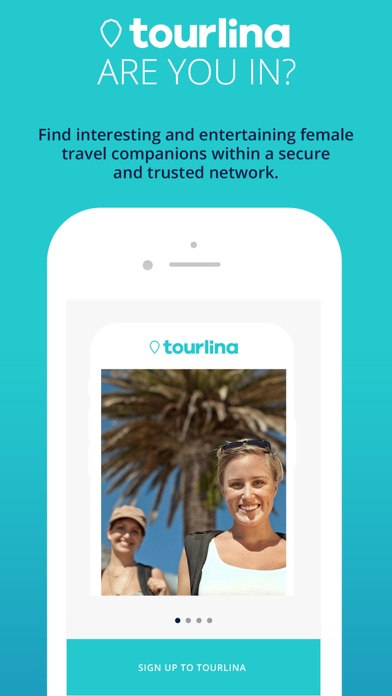 Screenshot #1 pour Tourlina - Female Travel Buddy