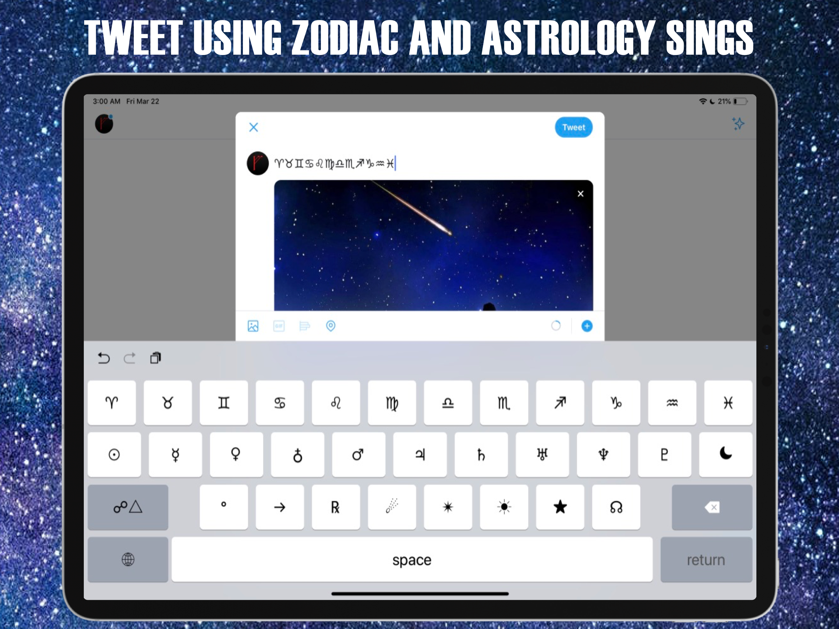 Astrology & Astronomy Keyboard screenshot 7