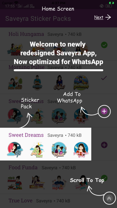Saveyra iPhone screenshot 1 - Entertainment app