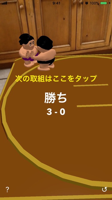 screenshot of AR すもう 5