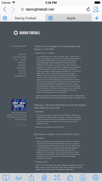 iCab Mobile (Web Browser)