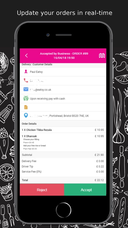 Delivery Driver app - MIS